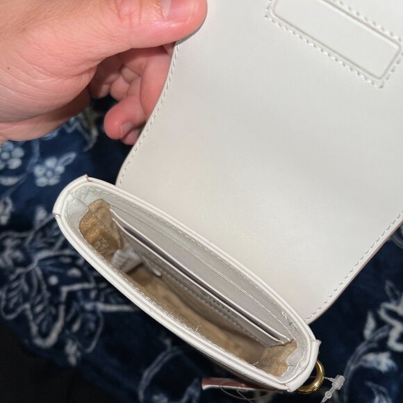 NWT Radley London RHS Leather Phone Crossbody - Chalk - Picture 4 of 5